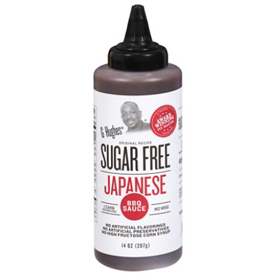 G Hughes Sauce Original Japanese Sugar Free - 14 OZ - Image 1