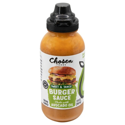 Chosen Foods Sauce Burger - 9 FZ