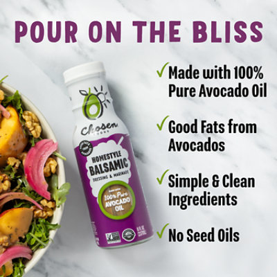 Chosen Foods Dressing Balsamic Homestyle - 8 OZ - Image 2