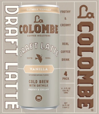 La Colombe Draft Latte Oat Milk Vanilla 4-9fz - 4-9 FZ - Image 6