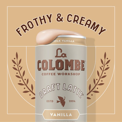 La Colombe Draft Latte Oat Milk Vanilla 4-9fz - 4-9 FZ - Image 2