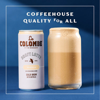 La Colombe Draft Latte Oat Milk Vanilla 4-9fz - 4-9 FZ - Image 3