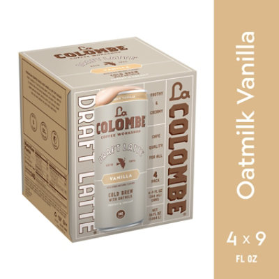 La Colombe Draft Latte Oat Milk Vanilla 4-9fz - 4-9 FZ - Image 1