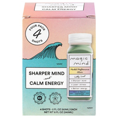 Magic Mind Shot Mental Perfrmnc 4pk - 8 FZ - Image 1