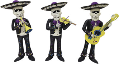 Overjoyed Boutique Day of the Dead Dia De Los Muertos Musician Friend - Each - Image 1
