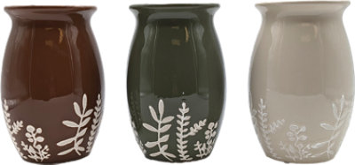 Overjoyed Boutique Fall Leaves Mason Vase Large - Each - Image 1