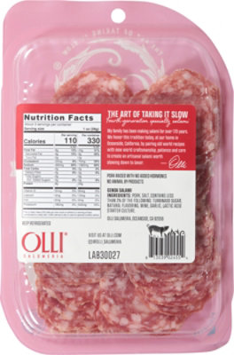 Olli Genoa Mild Salami - 3 OZ - Image 5