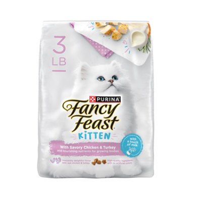 Fancy Feast Chicken Turkey Kitten Dry Food - 3 LB - Image 1