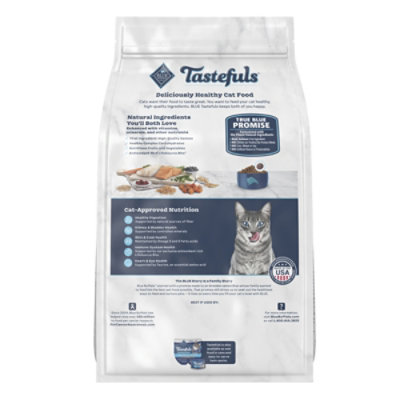 Blue Buffalo Tastefuls Adult Cat Dry Food Multi-Protein Chicken & Turkey Recipe - 5 LB - Image 2