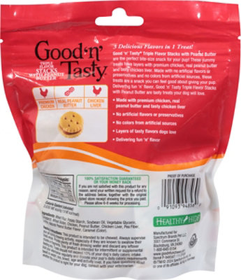 Good N Tasty Triple Flavor Stacks With Peanut Butter - 9 OZ - Image 4