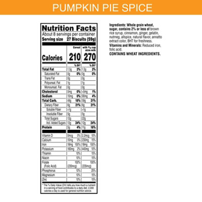Mini Wheats Pumpkin Spice 17.8oz - 17.8 OZ - Image 4