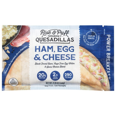 Rise N Puff Quesadilla Ham Egg Cheese - 5.15 OZ - Image 1