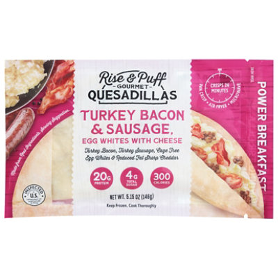 Rise N Puff Quesadilla Turkey Bacon Sausage - 5.15 OZ - Image 2