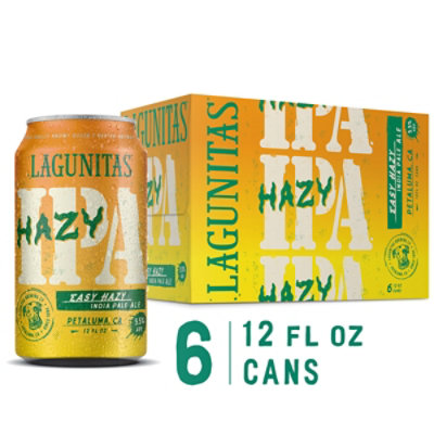 Lagunitas Hazy Ipa 6-12 Fl Oz In Cans - 6-12 FZ - Image 1