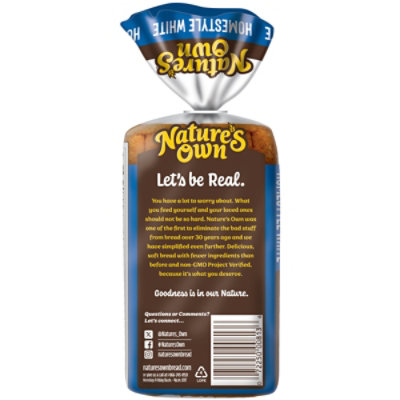 Nature's Own Homestyle White Small Loaf - 12 Oz - Image 7