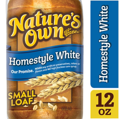 Natures Own Homestyle White Small Loaf - 12 OZ - Image 2