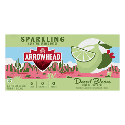 Arrowhead Sparkling Lime Prickly Pear - 8-12 Fl. Oz. - Image 1
