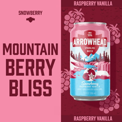 Arrowhead Sparkling Raspberry Vanilla - 8-12 Fl. Oz. - Image 3
