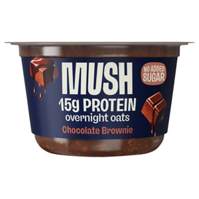 Mush Chocolate Brownie Protein Overnight Oats 5.5oz - 5.5 OZ - Image 1