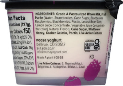 Noosa Mixed Berry Yoghurt, 4.5 Oz - 4.5 OZ - Image 6