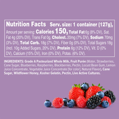 Noosa Mixed Berry Yoghurt, 4.5 Oz - 4.5 OZ - Image 3