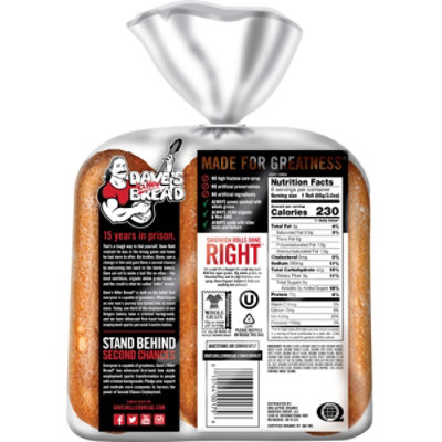 Dkb Sandwich Roll White Done Right - 18 OZ - Image 6