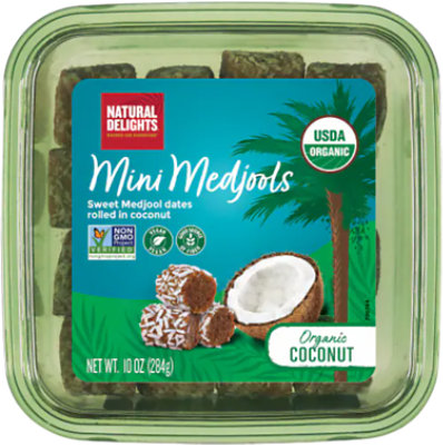 Bard Valley Organic Mini Medjool Coconut 10oz - 10 OZ - Image 1