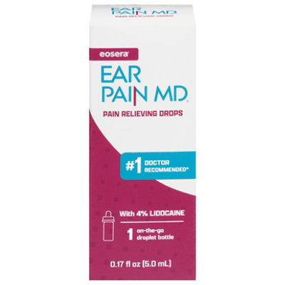 Eosera Ear Pain Md 4% Lidocaine 5ml Drops - EA - Image 1