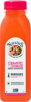 Natalies Juice Strawberry Lemonade - 12 OZ - Image 1