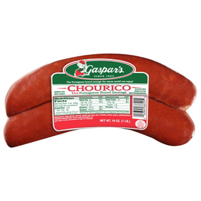 Gaspar's Chourico 16 Oz - 16 OZ - Image 1