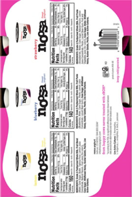 Noosa Variety Pack Yoghurt Strawberry Blueberry Lemon 6-4oz 6 Ct 24 Oz - 24 OZ - Image 5
