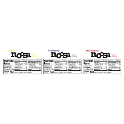 Noosa Variety Pack Yoghurt Strawberry Blueberry Lemon 6-4oz 6 Ct 24 Oz - 24 OZ - Image 3