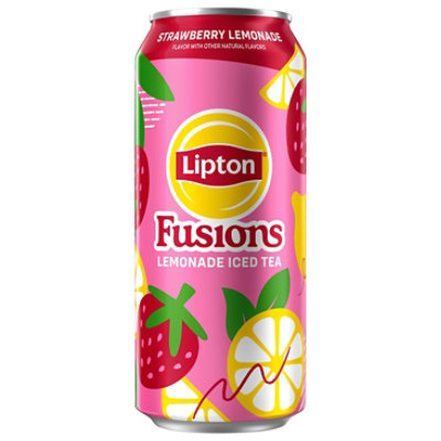 Lipton Fusions Strawberry Lemonade 16fz - 16 FZ - Image 2