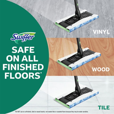 Swiffer Sweep Plus Mop Pro Sweeping Kit - 1 Sweeper 5 Dry Sweeping Clothes And 3 Wet Mopping Cloths - EA - Image 4