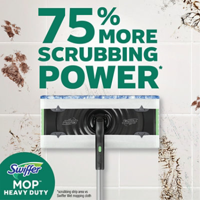 Swiffer Sweep Plus Mop Pro Sweeping Kit - 1 Sweeper 5 Dry Sweeping Clothes And 3 Wet Mopping Cloths - EA - Image 7