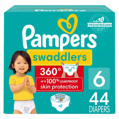 Pampers Swaddlers 360 Pull On Diapers Size 6 35 Plus Ilb 44 Count - 44 CT - Image 1