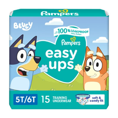 Pampers Easy Ups Training Underwear Boys Size 7 5t6t, 15 Count - 15 CT - Image 1