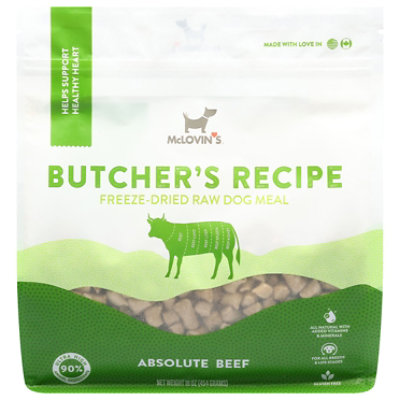 Mclovins Pet Food Dog Meal Beef Freeze  Dried Butchers - 16 OZ - Image 3