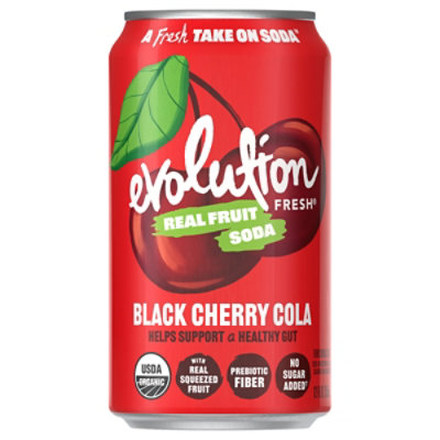 Evolution Fresh Black Cherry Cola Organic Soda 12fz - 12 FZ - Image 2