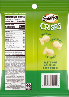 Pep Farm Goldfish Sour Cream & Onion 1.9oz - 1.9 OZ - Image 4