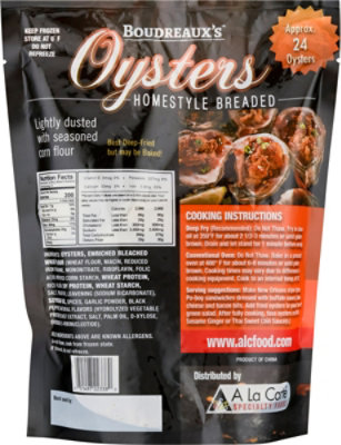 Boudreauxs Homestyle Breaded Oysters - 16 OZ - Image 6