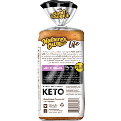 Natures Own Keto Multigrain Bread - 16 OZ - Image 7