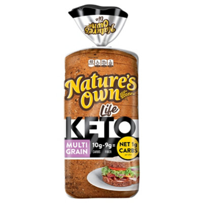 Natures Own Keto Multigrain Bread - 16 OZ - Image 1