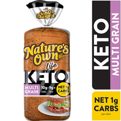 Natures Own Keto Multigrain Bread - 16 OZ - Image 2