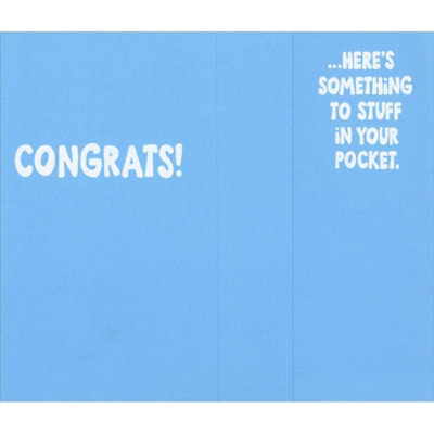 Now That You Have All That Knowledge Stuffed in Your Head Money Holder / Gift Card Holder Graduation Card - Image 3