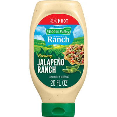 Hidden Valley Creamy Jalapeño Ranch Condiment and Dressing - 20 Fl. Oz. - Image 1