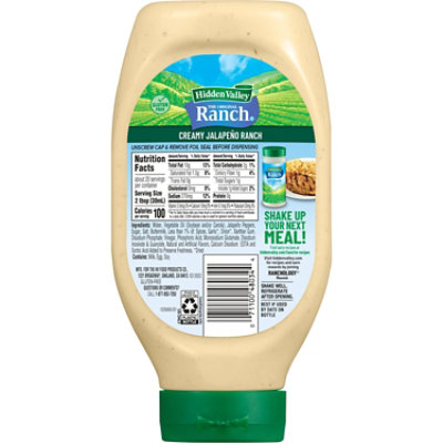 Hidden Valley Creamy Jalapeño Ranch Condiment and Dressing - 20 Fl. Oz. - Image 2