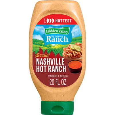 Hidden Valley Sizzlin Nashville Hot Ranch Dressing 20 Fluid Ounce - 20 FZ - Image 1