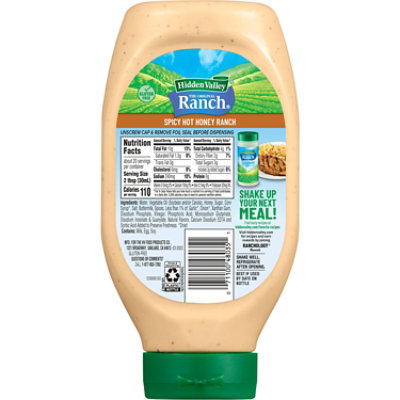 Hidden Valley Spicy Hot Honey Ranch Condiment and Dressing - 20 Fl. Oz. - Image 2