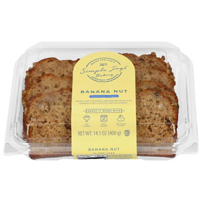 Simple Joys Bakery Banana Nut Sliced Cake - 14.1 OZ - Image 1